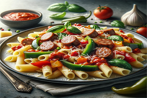  Italian Sausage and Peppers Pasta Recipe